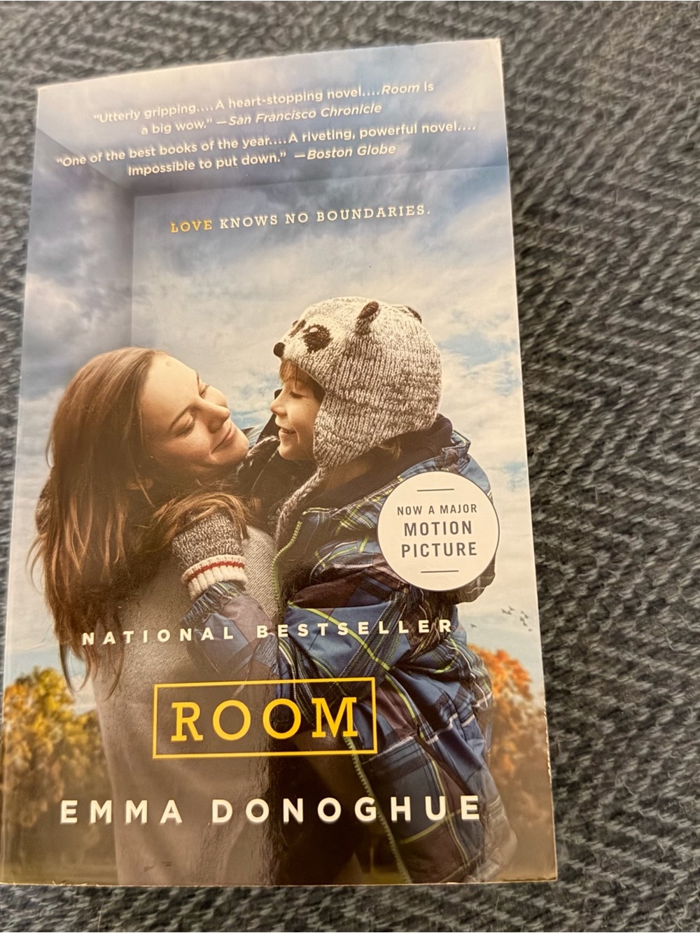 Room by Emma Donoghue - Blue Cover Paperback